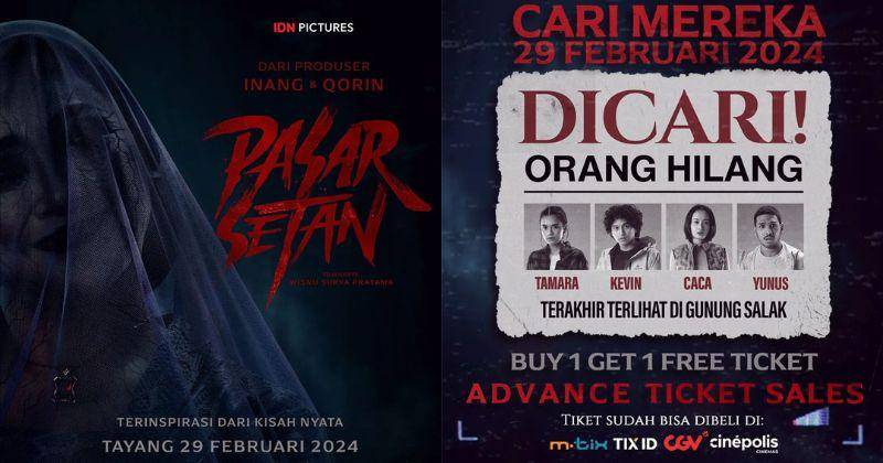 Buy 1 Get 1 Nonton Film Pasar Setan, Ajak Partner Nonton Horror!